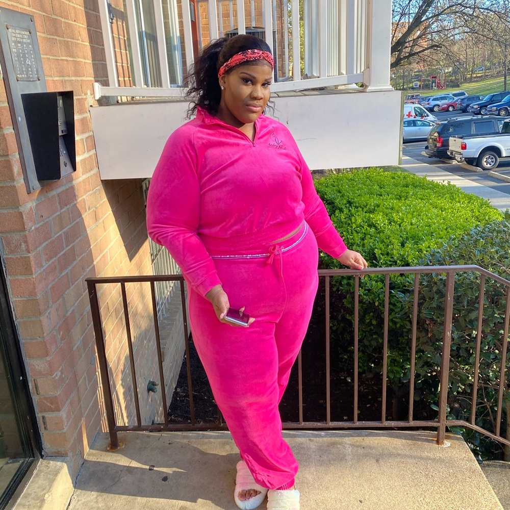 Women’s plus size baby phat sweatsuit